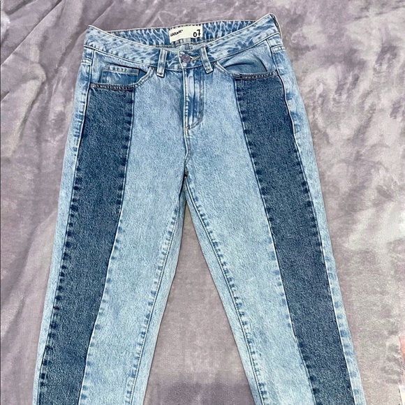 Two-toned Mom Jeans - Picture 1 of 3